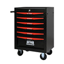 Rolling Metal Tool Chest With Drawers, Steel Storage Cabinet With Ball Bearing Slides