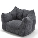 Comfortable Chenille Sofa Chairs With Highly Resilient Foam For Living Rooms And Bedrooms