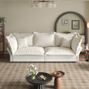 Modern Comfy Upholstered Sofa Cloud Couch, Deep Seat Couches With Multiple Large Soft Pillows