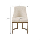 Contemporary Modern Accent Dining Chairs (Set of 2)