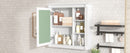 Bathroom Medicine Cabinet With Mirror, Wall Mounted Mirror Cabinet With Storage Organizer, Over The Toilet Storage White Storage Cabinet For Bathroom - White