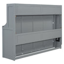 Murphy Bed With Hydraulic Lift & Desk Design