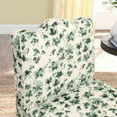 Stylish Flannel Dining Chair With Soft Cushion And Backrest