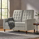 Manville - Contemporary Tufted Loveseat Pushback Recliner