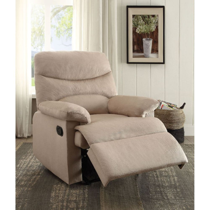 Arcadia - Recliner (Motion) - Beige - Atlantic Fine Furniture Inc