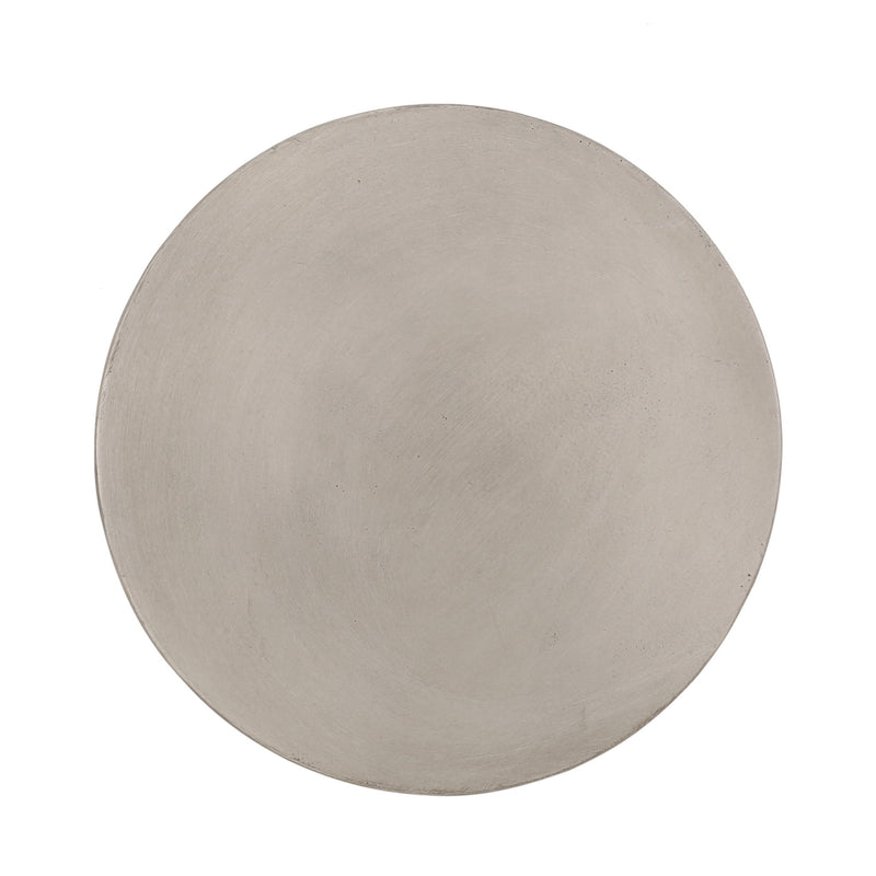 Cylindrical Design, Outdoor Lightweight Concrete Side Table