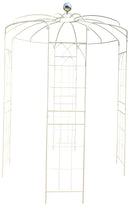 Metal Garden Arch Iron Garden Arbors Gazebo Dia High Birdcage Shape Pergola Pavilion For Wedding Ceremony