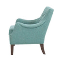 Qwen - Button Tufted Accent Chair With - Teal