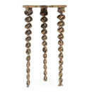 Bohemian Industrial Drill Table L - Antique Brass