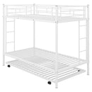 Twin Over Twin Bunk Bed With Trundle