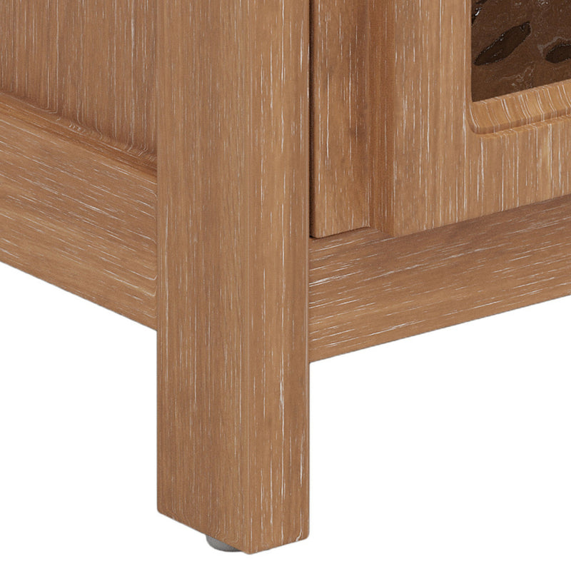 Vintage Farmhouse Bathroom Vanity With Ceramic Sink