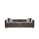 Modern 3 Seater Sofa With 2 Pillows