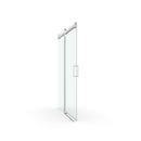 Frameless Soft-Closing Shower Door, 1/4" (6 Mm) Tempered Glass Single Sliding With Explosion Proof Coating
