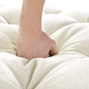 Modern Chaise Lounge Upholstered Sofa Couch With Tufted Seat And Detachable Pillows For Living Room