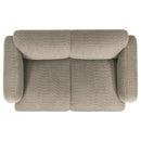 Dorset - Fabric Upholstered Round Track Arm Loveseat