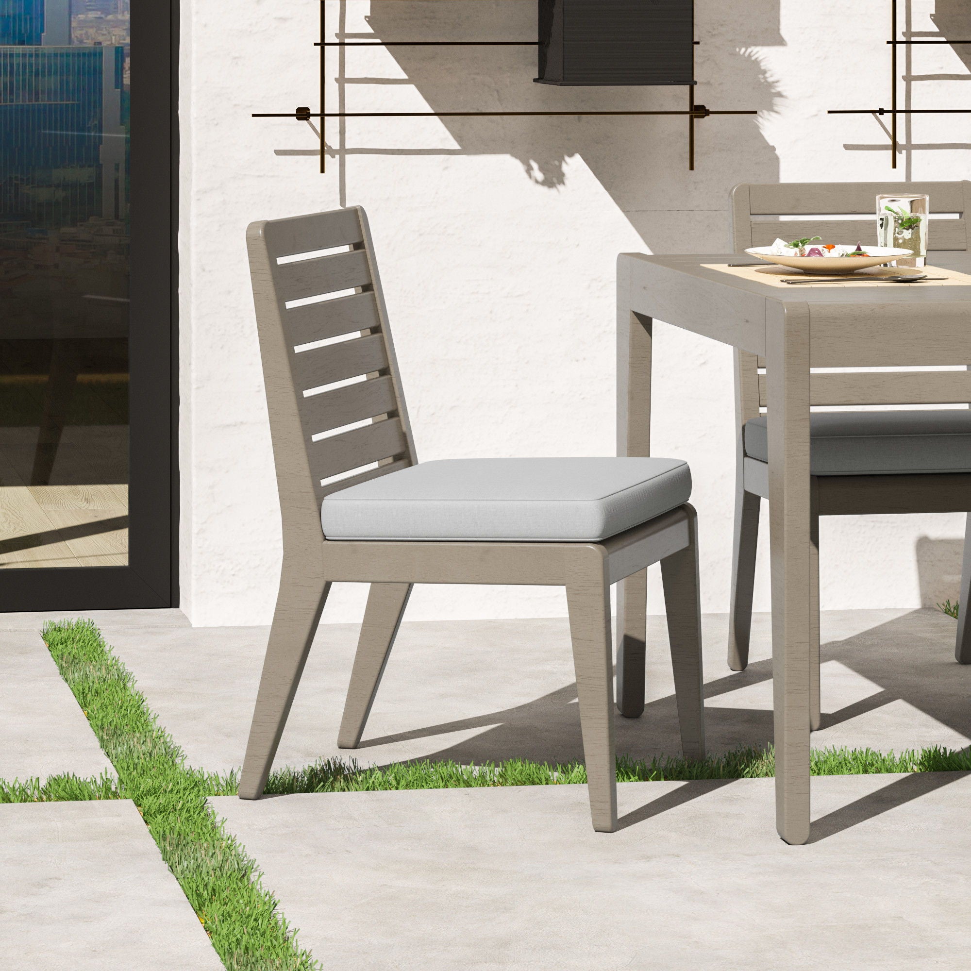 Sustain - Outdoor Dining Chair (Set of 2) - Gray
