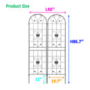 Garden Metal Trellis Rustproof Trellis For Climbing Plants Outdoor Flower Support
