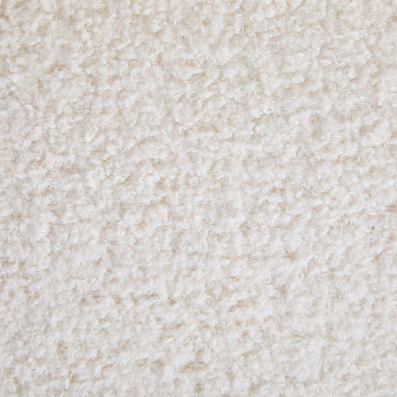 Modern Boucle Lounge Chair With Solid Wood Fram