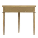 Vintage Inspired Storage Console Table With Fluted Doors