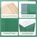 Freestanding Bathroom Vanity With Sink, Soft Closing Door, Tip Out Drawer