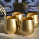 Leadingware Plastic Wine Glasses (Set of 4)