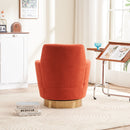 Teddy Swivel Barrel Chair, Swivel Accent Chairs Armchair For Living Room