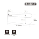 Ottoman Foot Stool With Metal Legs