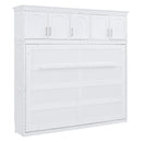 Murphy Modern Bed With Top Cabinets For Space Saving And Comfort