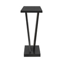 Console Table With V Shape Base, Sculptural Entryway Accent