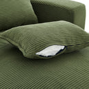 360° Swivel Accent Barrel Chair With Dual Layer Cushion And 3 Removable Pillows