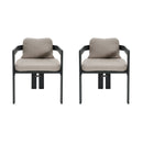 Pula - Patio Outdoor Aluminum Dining Chair (Set of 2)