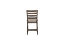 Counter Side Dining Stool With Ladder Back (Set of 2) - Gray