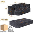 Convertible Floor Sofa Bed With Multi Functional Blanket