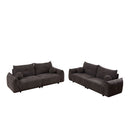 2 Seater Cushion Comfortable Sofas With 2 Cushions And 2 Ball Pillows