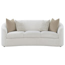 Rainn - Boucle Upholstered Sloped Arm Sofa Set