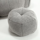 Soft Chenille Bean Bag Chair With High Resilient Foam