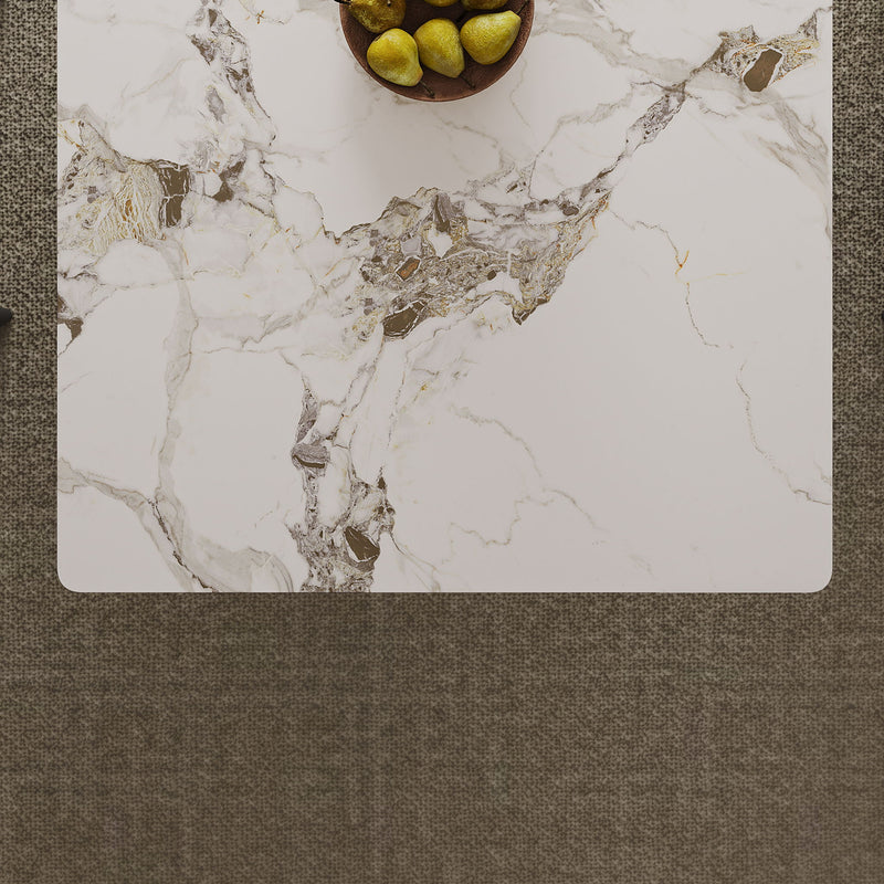 Modern Rectangular Dining Table For 6 With Chairs