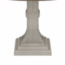 Tannen - Round Dining Table - White And Gray