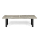 Intrinsic - Outdoor Dining Bench With Slat Top