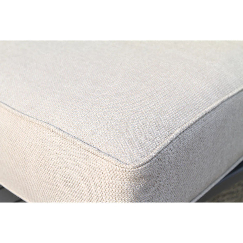 Patio Seating Set With Cushions, Handwoven With Rust Proof Frame - Gray Mix