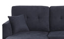 Sectional Sofa Bed - Dark Blue
