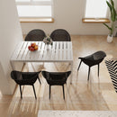 2 Piece Durable Single Chair With Mesh Hollow Out Design