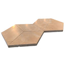 Hexagon Natural Marble Polished Tile For Wall And Floor (Set of 12)