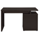 Contemporary Sleek Office Desk With 2 Drawers