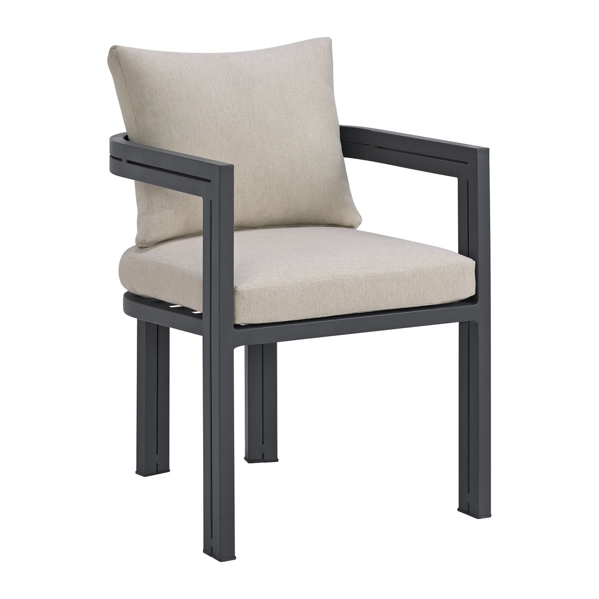 Playa Standard Height Dining Set in Dark Gray by Elements International, view 12