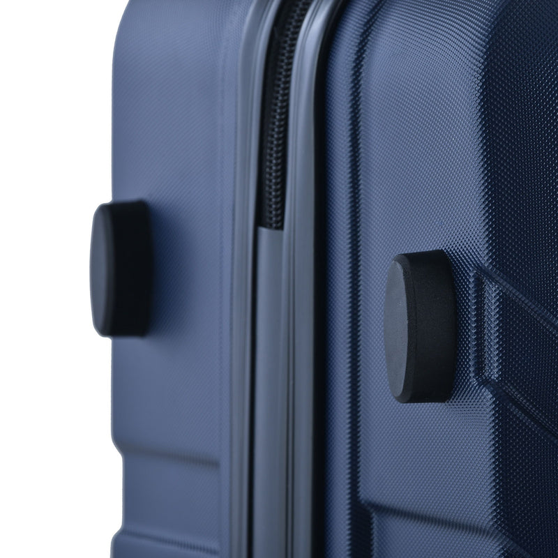3 Piece Luggage Sets Lightweight Suitcase With Two Hooks, Spinner Wheels, Tsa Lock, Durable Hard Shell