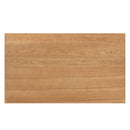 Farmhouse Style X Shaped Legs Dining Table With Metal - Natural