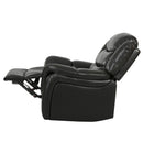 Classic Design Recliner, Upholstery Recliner, Glider Recliner - Black Berry
