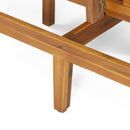 Outdoor Elegance Daybed With Convertible Design Cushion Frame - Beige