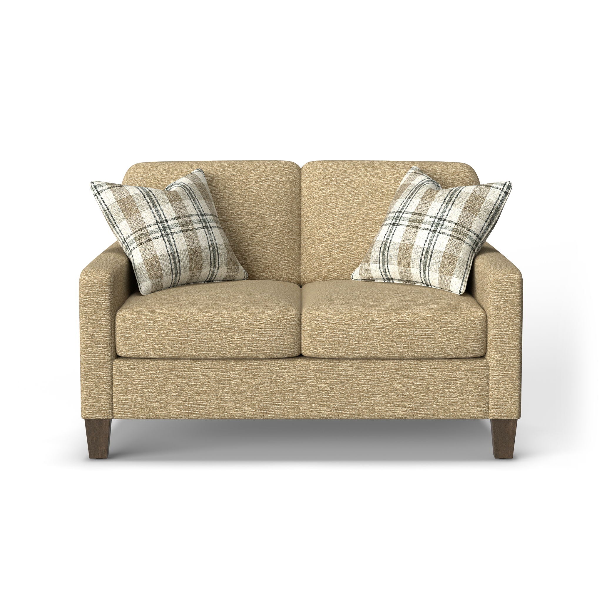 Moxy - Fabric Loveseat With Straight Track Arms